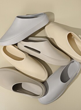 包头半拖鞋男韩版潮流无后跟网红爆款超火懒人一脚蹬FOG夏季外穿