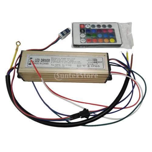 质保三年 10W 0.3*3A 红外遥控 rgb投光灯洗墙灯 LED驱动电源