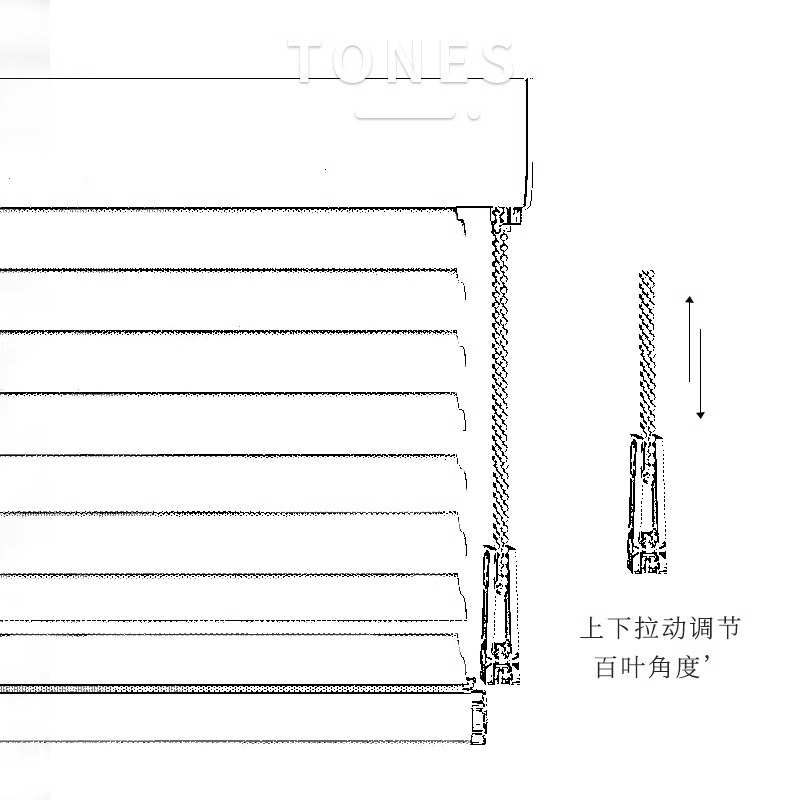铝合金百叶帘 窗帘 卫生间办公室用帘子 遮光防水透气免打孔金属