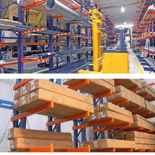 悬臂货架工厂直销仓库重型单面双面不锈钢管材铝材货架物料板材架