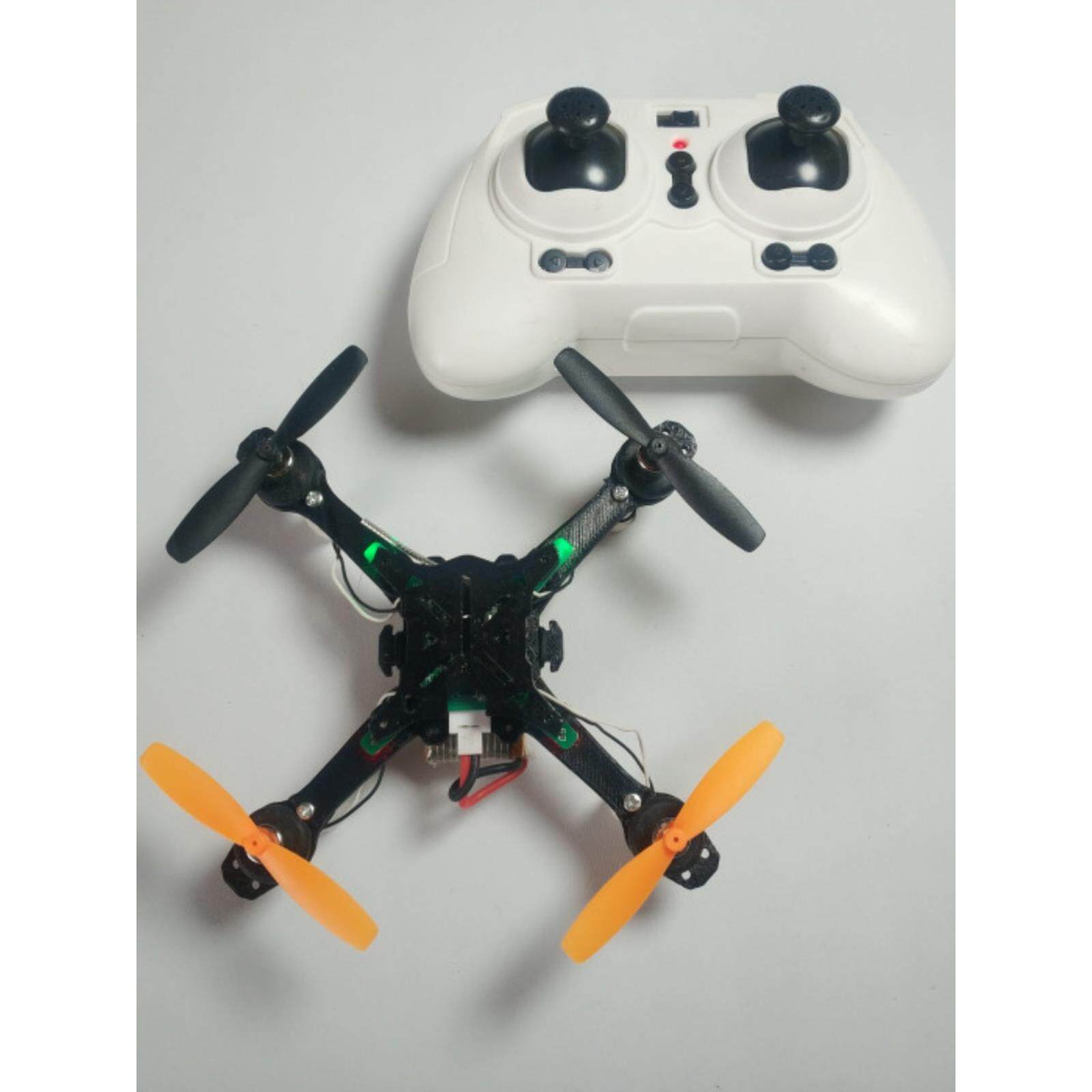 diy学生科学实验组装定高四轴无人机套装 遥控器接收板飞控电路板