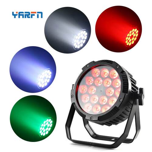 18*10W全彩平板帕灯铸铝par灯 IP5 LED 舞台染色灯婚庆频闪效果灯