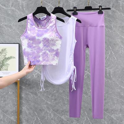 Printed yoga clothes, women's hoodies, women's fitness