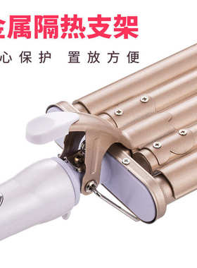 蛋卷棒泡面头卷发棒五管小卷发器水波纹五头棒烫发器厂家直供
