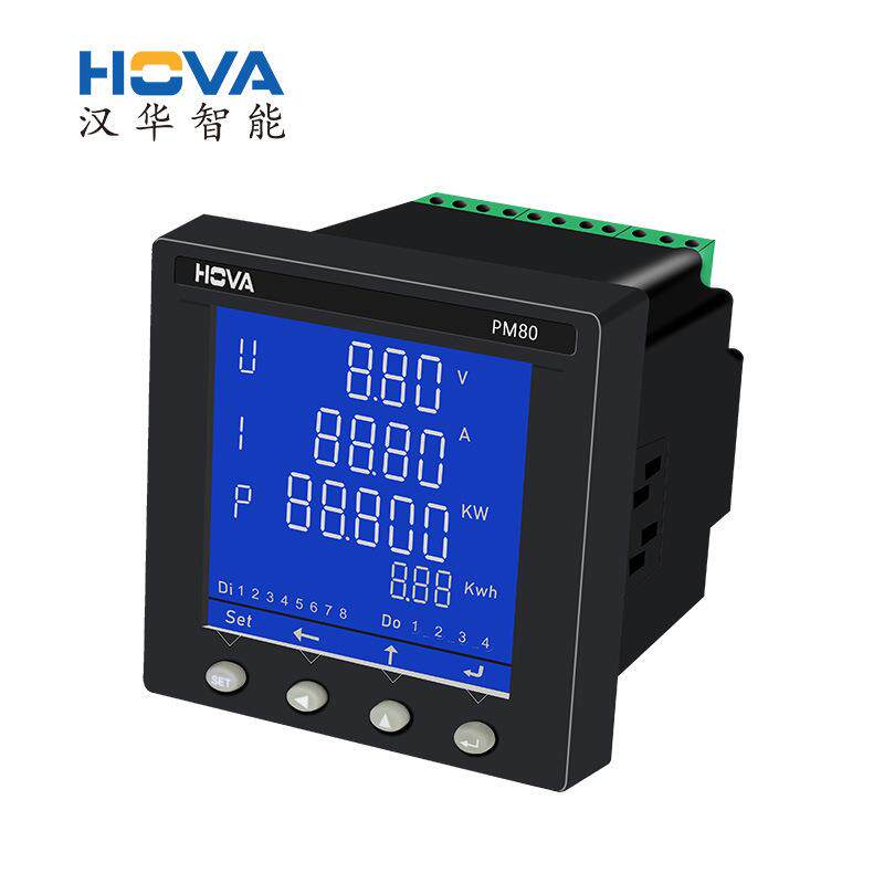 PM80-K4J2汉华智能 开关量全电参量测量 网络电力仪表