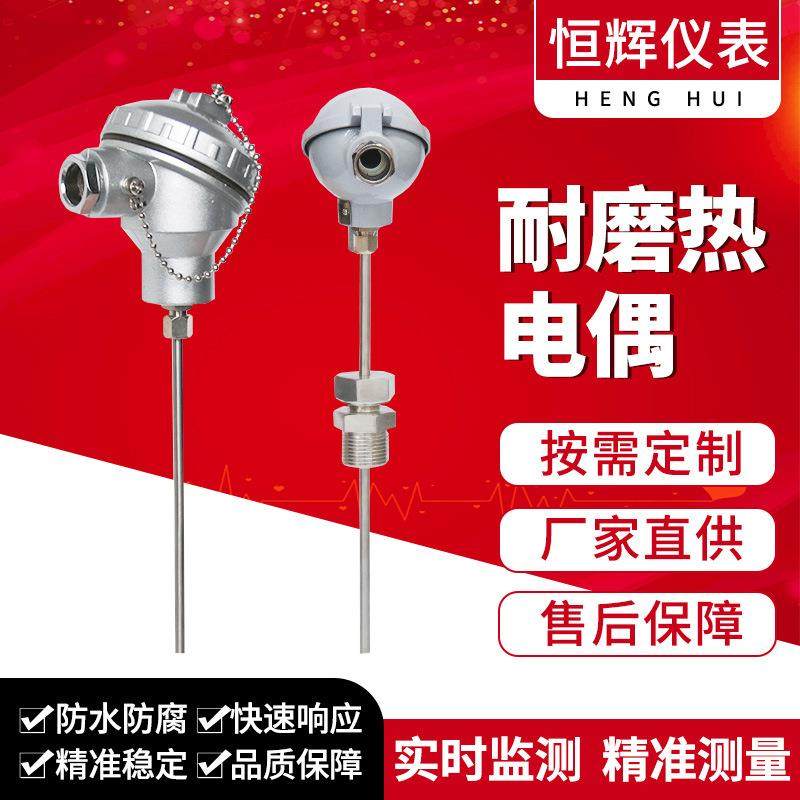 耐磨热电偶铠装防爆阻漏j型贴片式单双支热流道温度传感器热电阻