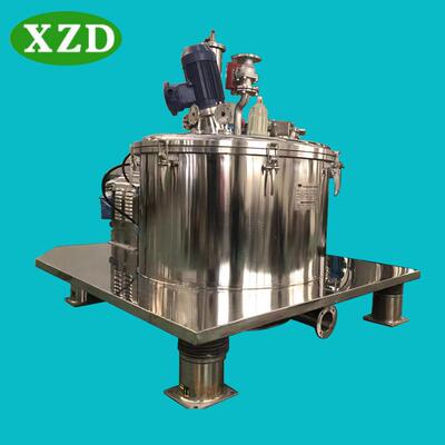 LGZ1250平板式自动刮刀下部卸料大翻盖离心机台式高速离心脱水机