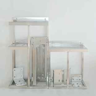 滨特尔大蓝瓶白瓶挂片不锈钢烤漆挂架单联双联支架净水配件