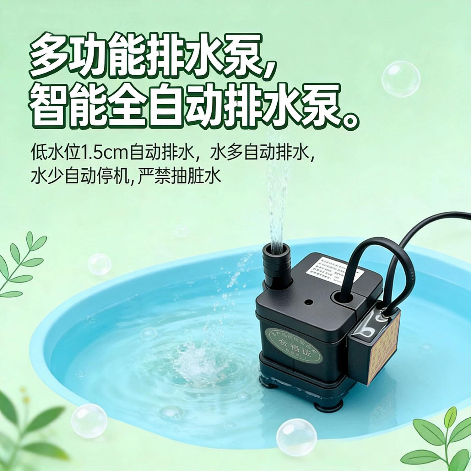 中央空调冷凝水排水泵提升泵智能全自动排水泵潜水泵抽水泵自动排