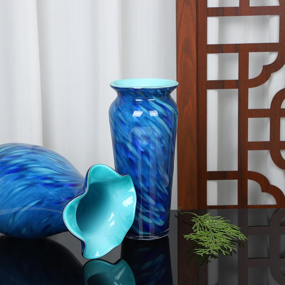 森系清新玻璃花瓶水培插花装饰花器复古客厅餐桌插花样板间摆件