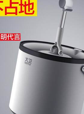 单桶旋转拖把家用水桶一体懒人2026新款一拖墩布净两用