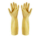 佰洁邦加长橡胶手套劳保干活加厚牛筋家用防滑耐磨洗碗乳胶手套