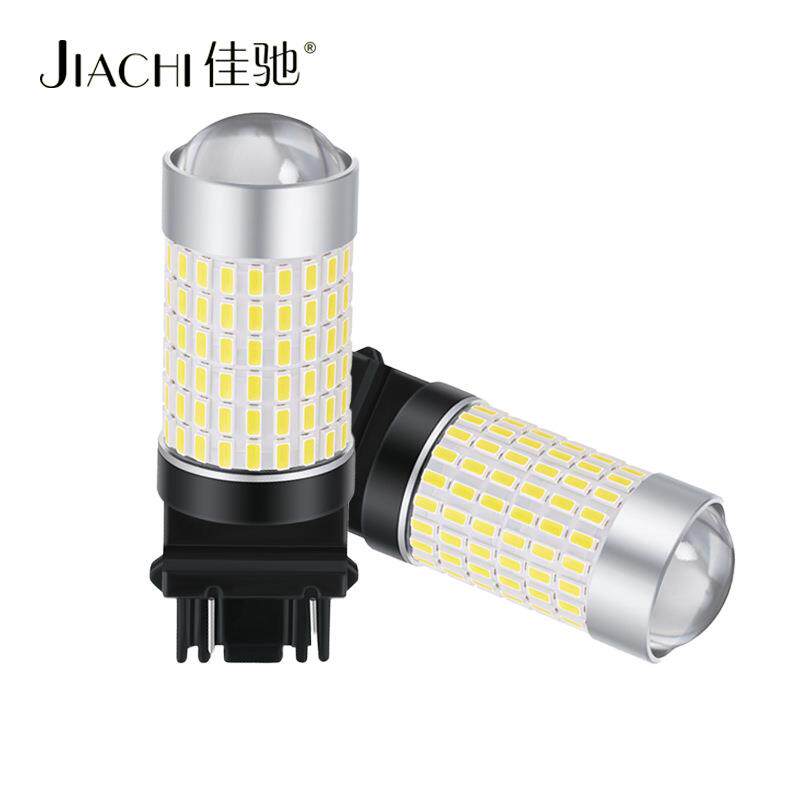 跨境货源汽车灯3157刹车灯3014汽车led灯144led倒车灯T25尾灯透镜