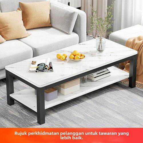 钢化玻璃面茶几出租屋客厅家用桌子简约现代轻奢茶桌小户型茶台