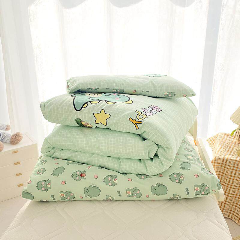 幼儿园被子三件套纯棉被套宝宝入园午睡床品六七件套儿童全棉被褥