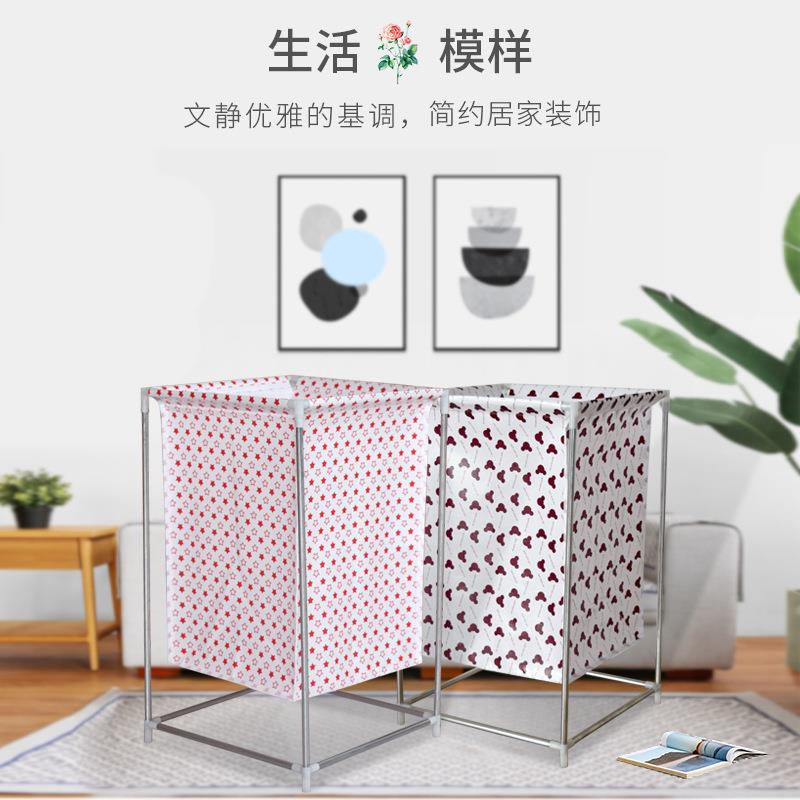 方形收纳桶防水布艺折叠洗衣篮组装脏衣篓卡通家居杂物玩具收纳篮