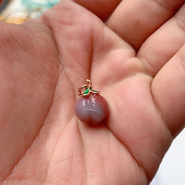 4号天然盐源桃子12mm