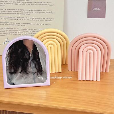 Irregularly shaped plastic mirror for living room and bedroo
