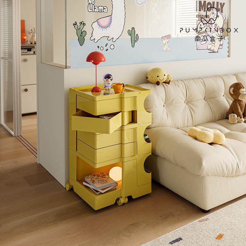 北欧简约转角柜家用客厅卧室床头收纳柜网红角落拐角置物架收纳柜