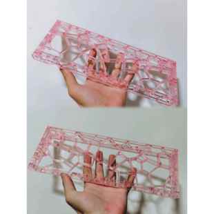 gh60孔位外壳 类holy外壳ww60/tf60镂空外壳镜面匀光板