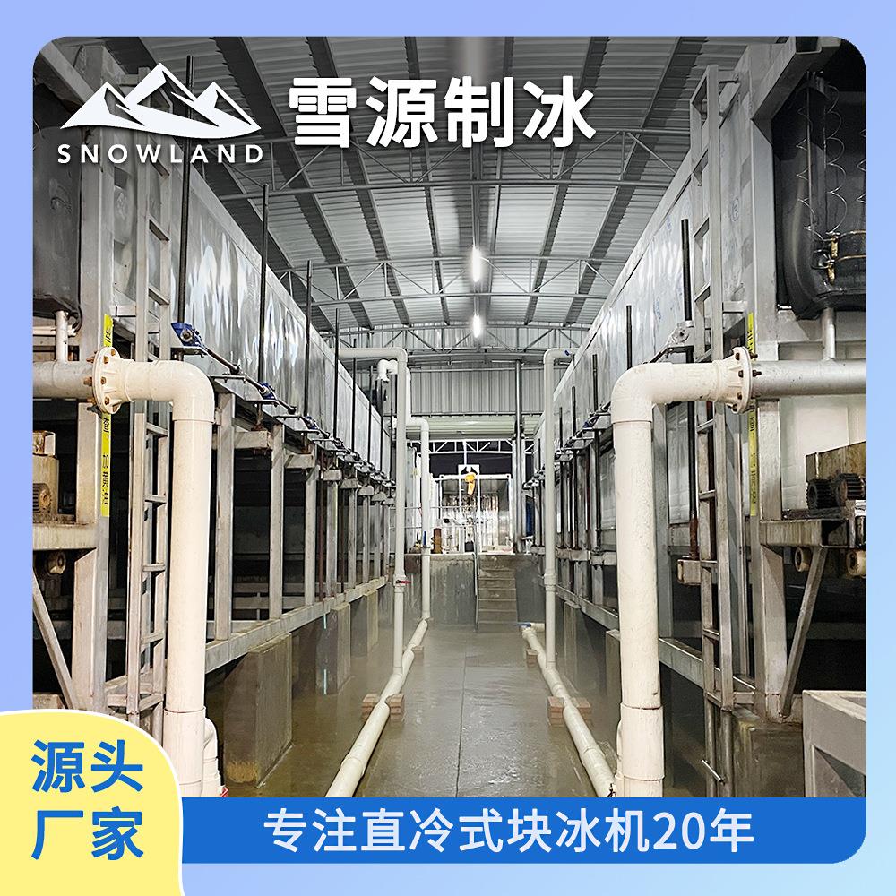 雪源10吨大型工业冰块机一键式自动脱冰商用保鲜降温制冰机