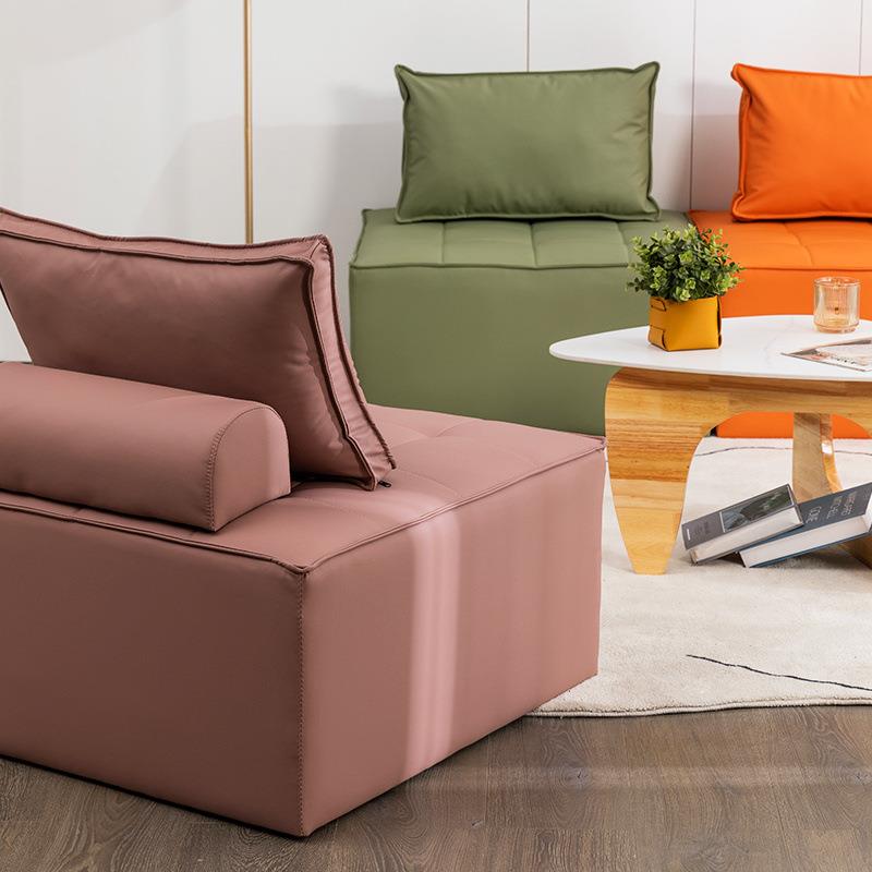 懒人沙豆腐方块组公寓小发户型极简客网厅卧室红榻榻米民宿合VGI