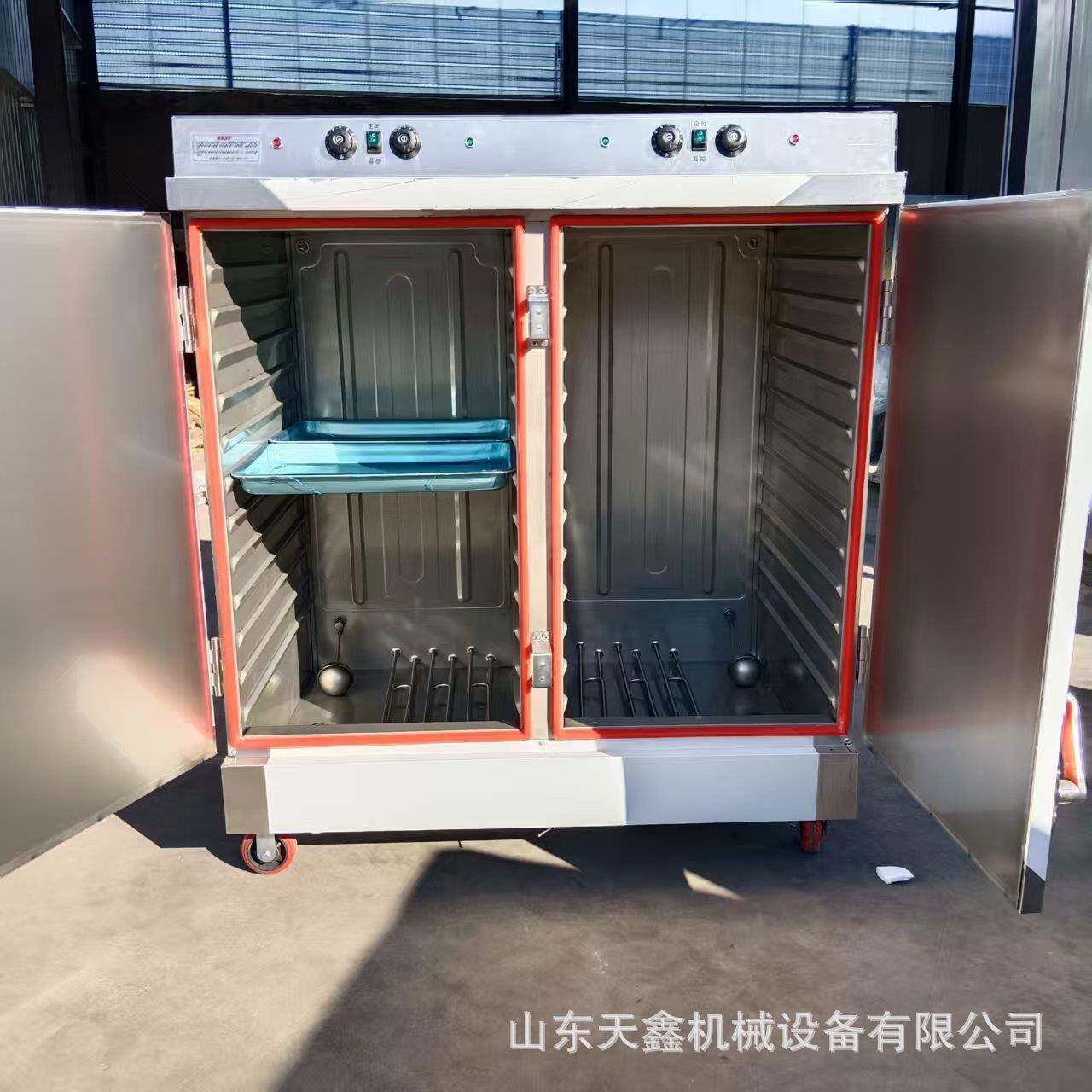 供应双门电蒸饭箱电蒸柜12层蒸箱家用电蒸柜不锈钢电蒸柜小型电蒸