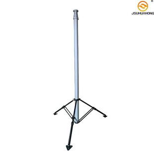 华宏SYP10米气动升降杆天线监控照明设备直立杆三脚架支撑Mast