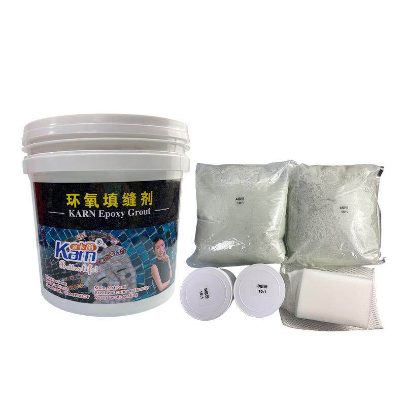 新款直销工厂环氧彩砂勾缝剂游泳池地砖专用填缝剂马赛克美缝剂