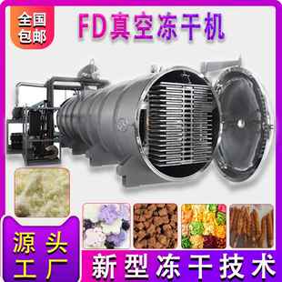 全自动苹果片杏干100平真空冻干机 大型50平商用FD低温冻干干燥机
