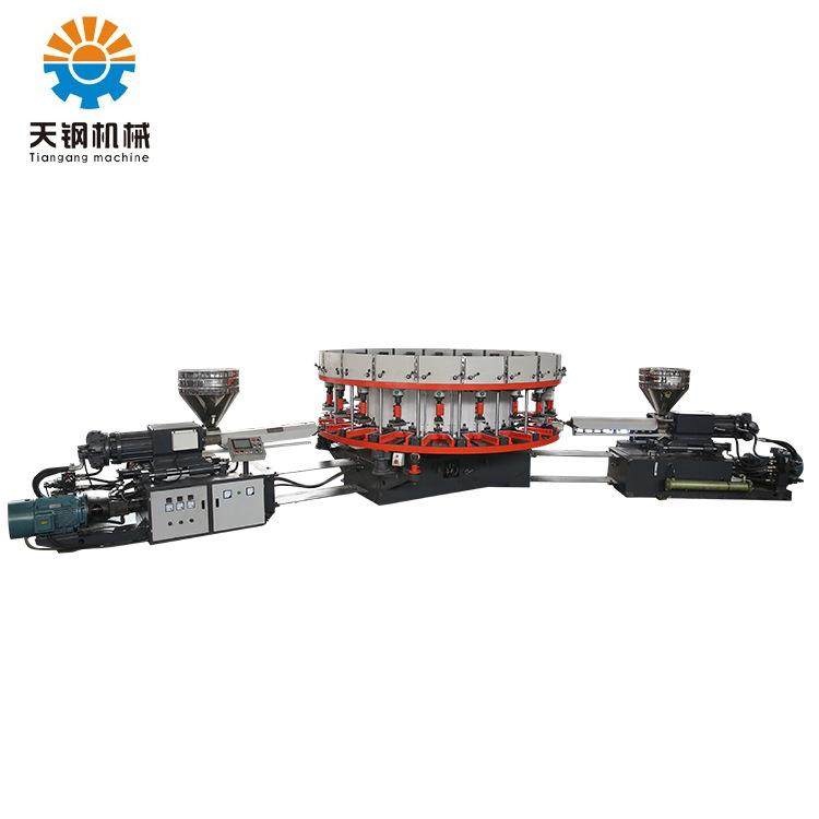 双色全自动塑胶底注塑成型机高效圆盘式制鞋机价格合理双色注塑