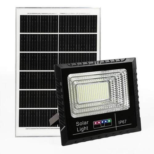 新款皇冠款数显投光灯LED户外家用道路智能灯光控超亮防水