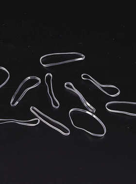 厂家批发透明橡皮筋MB-6024高弹性透明TPU橡胶圈 橡皮筋