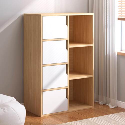 W9YX斗柜卧室收纳柜客厅靠墙置物柜家用床尾柜子储物柜立柜简易五