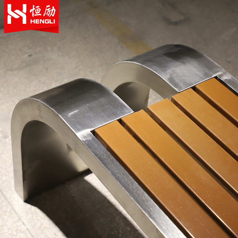 厂家直供不锈钢公园椅 公交站台学校公共休息区换鞋长条公园凳