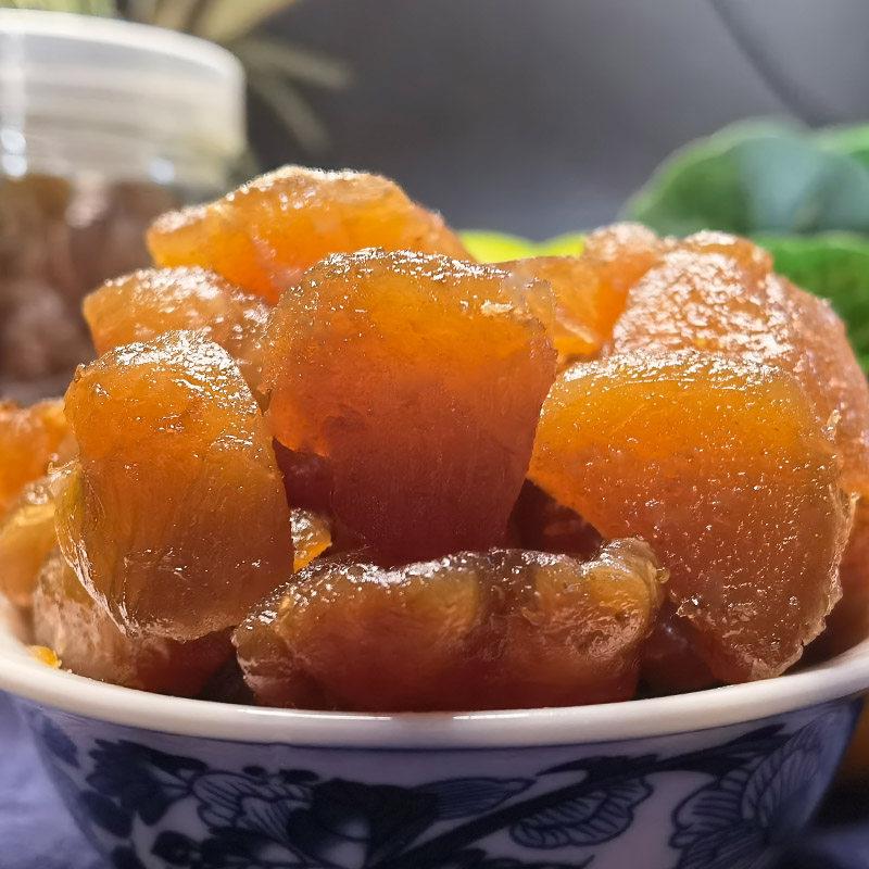 新会陈皮姜250g广东江门特产即食生姜腌制甜姜片块蜜饯零食优好岛