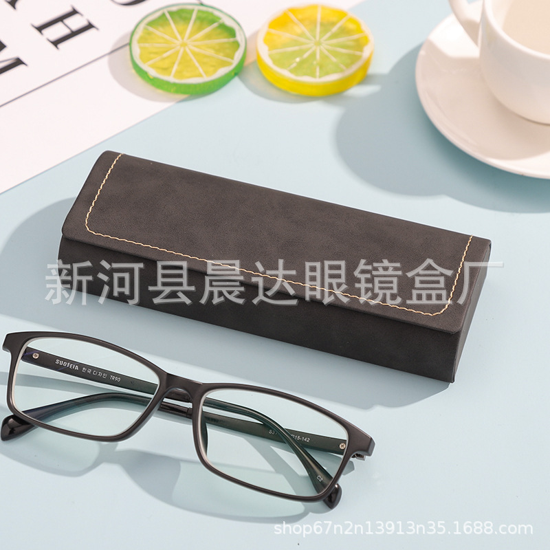 复古眼镜盒英伦风男便携防压抗压欧式简约近视太阳眼睛墨镜收纳