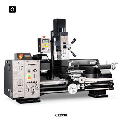 呲铁新品CT2930多功能机床车钻铣三合一小车床铣床钻床普通机床