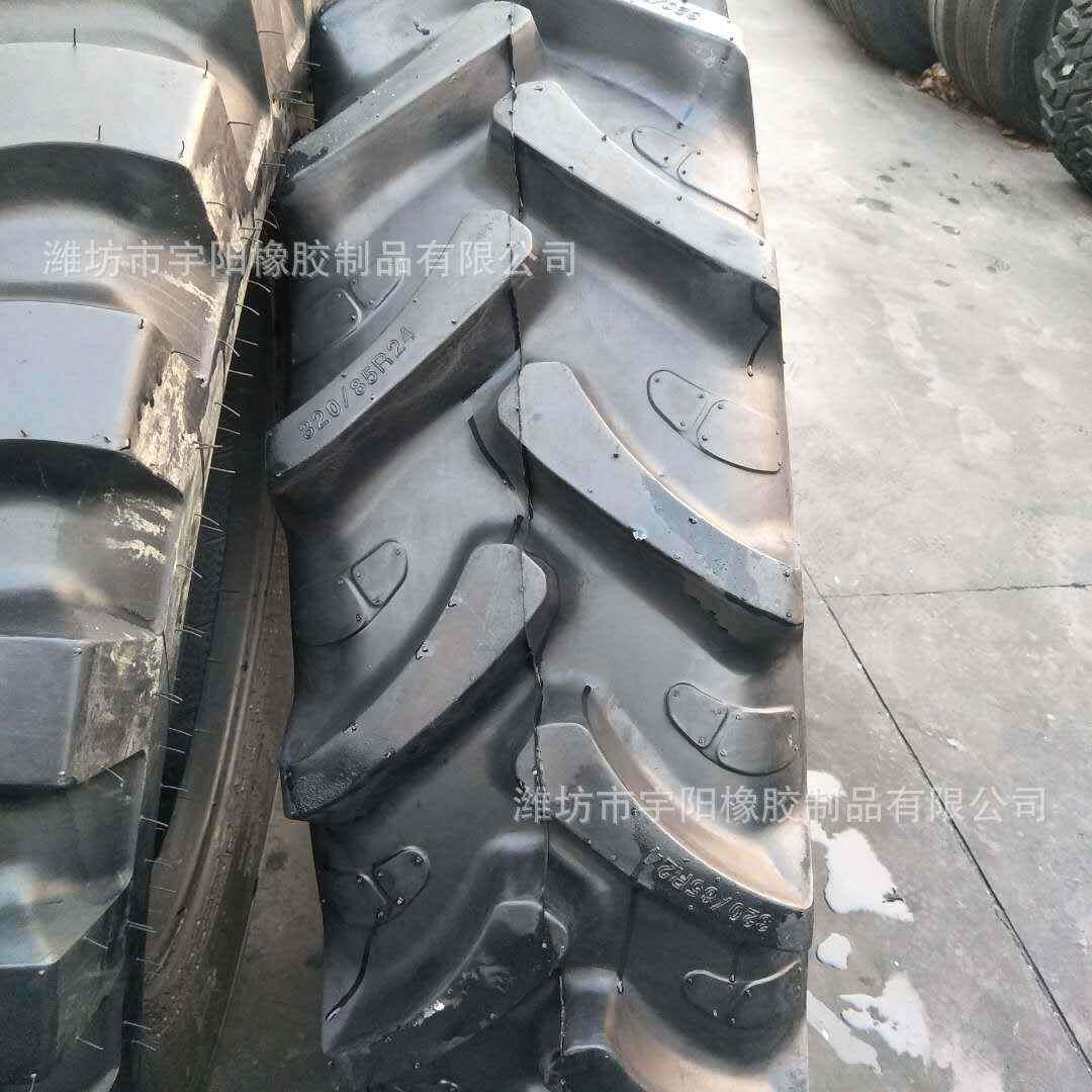 320/85R24 农业拖拉机钢丝人字轮胎12.4R24