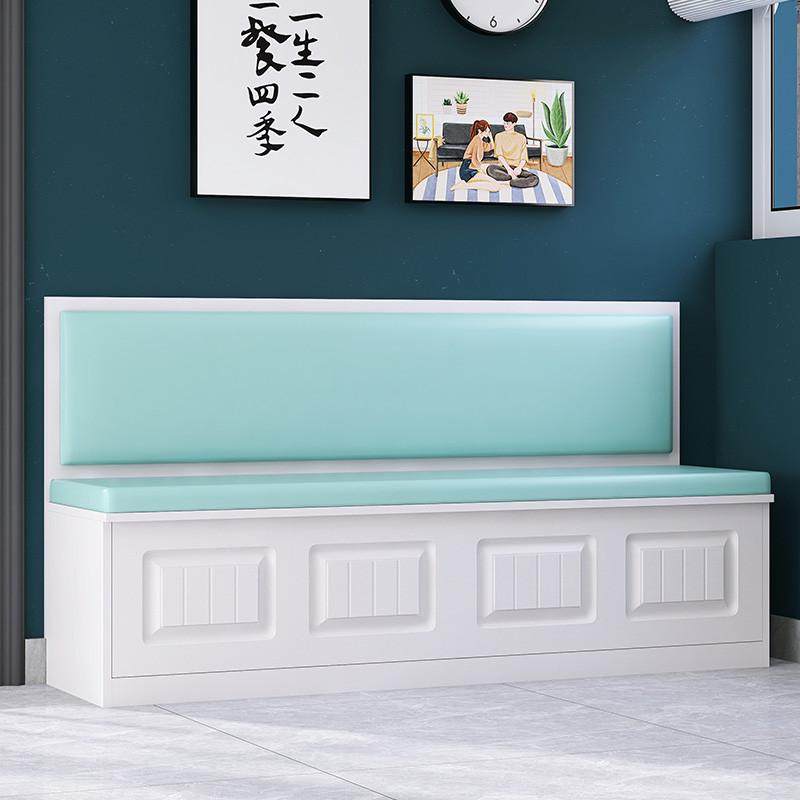 实木储物卡座现代简约餐饮咖啡厅沙发餐桌椅组合L形转角卡座定制,商业/办公家具,卡座,淘宝优惠券,粉丝福利购,淘宝优惠卷