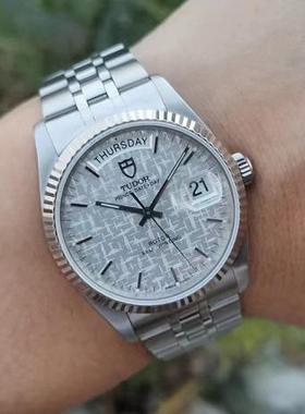 5折即刻拍【公价22800】98新36mm帝舵王子76214自动机械男表正品