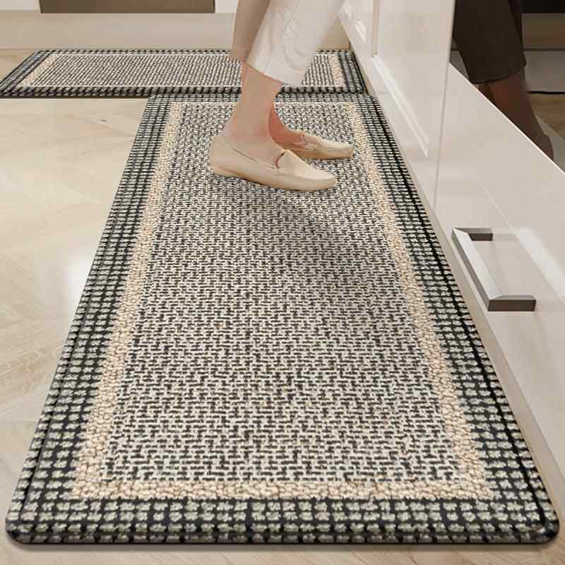 厨房地垫防滑防油可擦免洗地毯防水专用2025新款吸水耐脏脚垫子,居家布艺,厨房地垫,淘宝优惠券,粉丝福利购,淘宝优惠卷