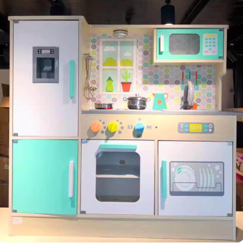 早教儿童厨房餐具过家家仿真扮演煮饭游戏玩具幼儿园模拟灶台做饭