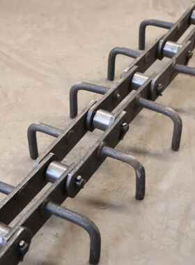 工业动矿用传输送备配件FU板式链条FU20设00-FU50板式851刮板机链