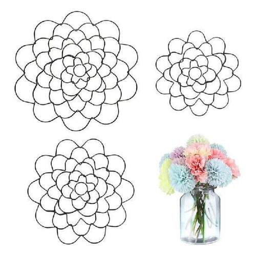 3 PCS Flower Frog Stainless Steel Wire Flower Arranging