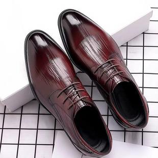 透气韩版 高档皮鞋 夏季 025新款 2英伦潮流尖头新郎男结 商休闲务正装