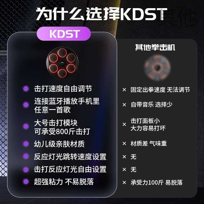 xyx智能音乐拳击机墙靶计数成人解压音乐拳击靶子挂墙拳击靶训练