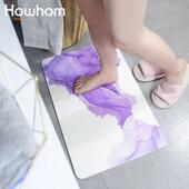 硅藻土地板垫浴室厕所吸水防滑垫速干防滑垫硬脚垫入口门地毯