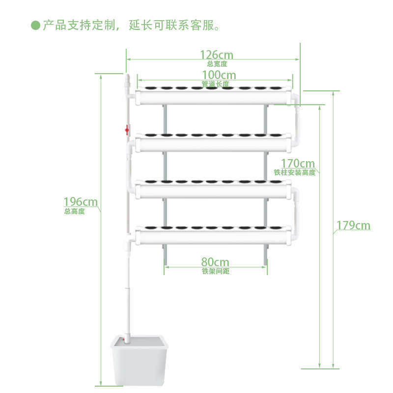 幸运买家园艺室内挂壁式无土栽培设备36棵菜水培管道遮光100*100,鲜花速递/花卉仿真/绿植园艺,花架,淘宝优惠券,粉丝福利购,淘宝优惠卷