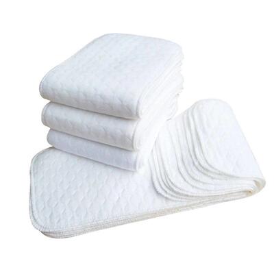 10pcs Cotton Diapers Children Washable Reusable Baby Diaper